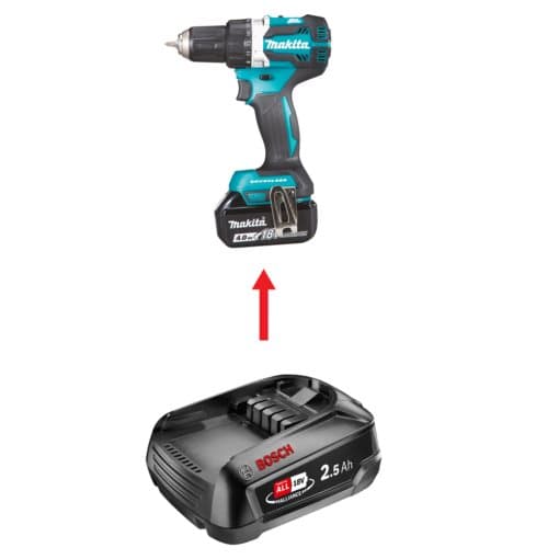 Batteriadapter Power4all till Makita