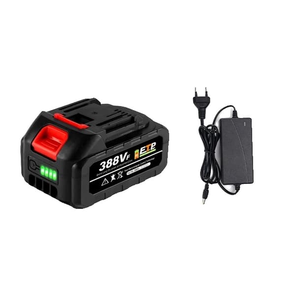 Uppladdningsbart batteri, 18V litium, batteriindikator, 2x388VF med EU-kontakt