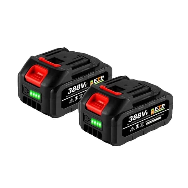 Uppladdningsbart batteri, 18V litium, batteriindikator, 2x388VF med EU-kontakt