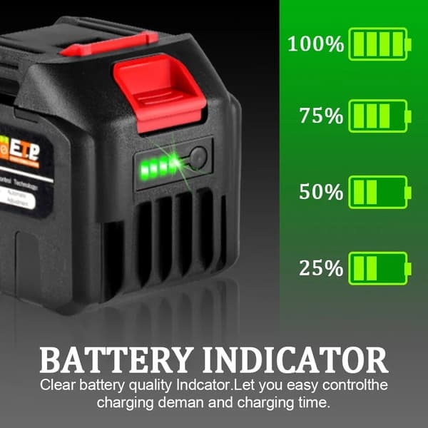 Genopladeligt Lithium Ion Batteri, 18V, 15000mAh, 2x928VF-1 Oplader, 18V