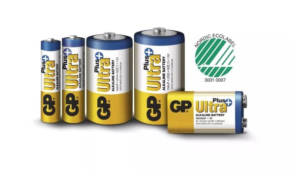 GP Ultra Plus Alkaline AA 40-pakning (S)