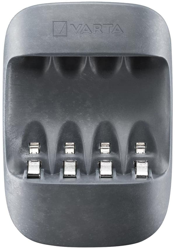 Varta Eco-Charger - Batteriladdare + 4st AA-Batterier (56816), 2100 mAh