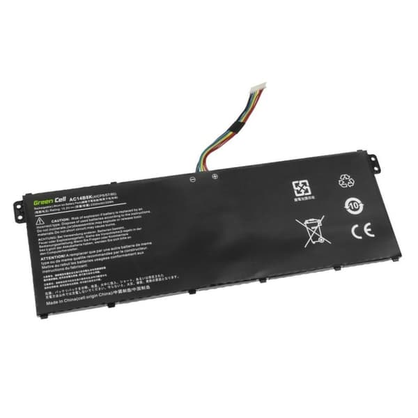 Laptopbatteri Green Cell AC72 Svart 2100 mAh