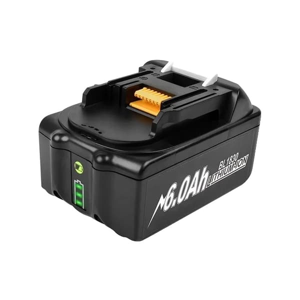 18V Litiumjonbatteri, Kompatibelt med Makitas 18-volts elverktyg, Långvarig LXT400-serie, 60Ah 2-delar