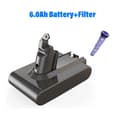 Miniatyrbillede 2 af 2: Lithiumbatteri til Dyson V6, 216V kapacitet, kompatibel med flere modeller, batteri