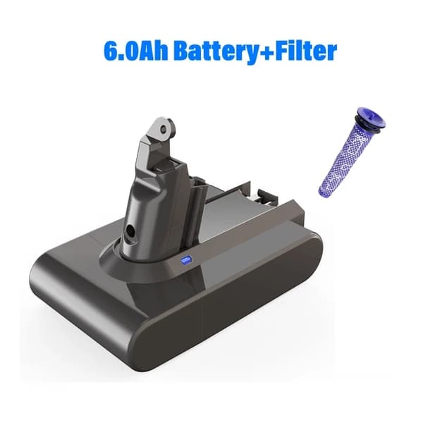 Lithiumbatteri til Dyson V6, 216V kapacitet, kompatibel med flere modeller, batteri