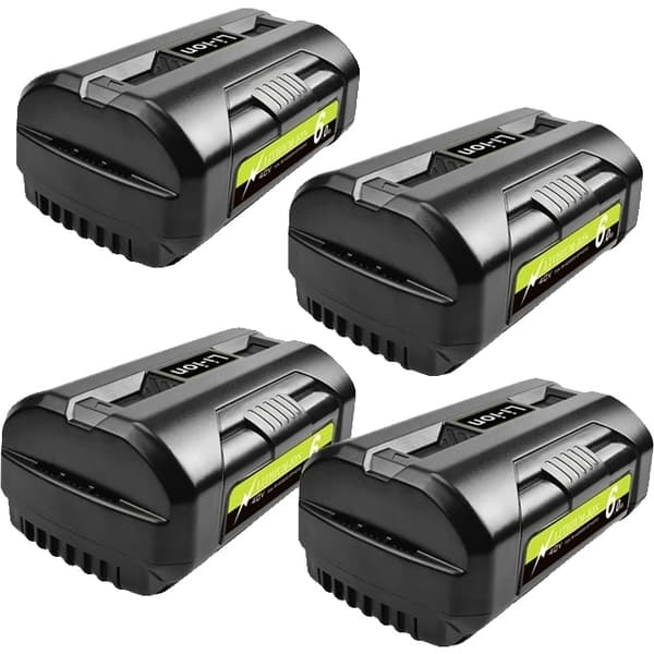 Ryobi 40V Litiumbatteri, 60Ah hög kapacitet, Kompatibelt med 36V verktyg, 5 4