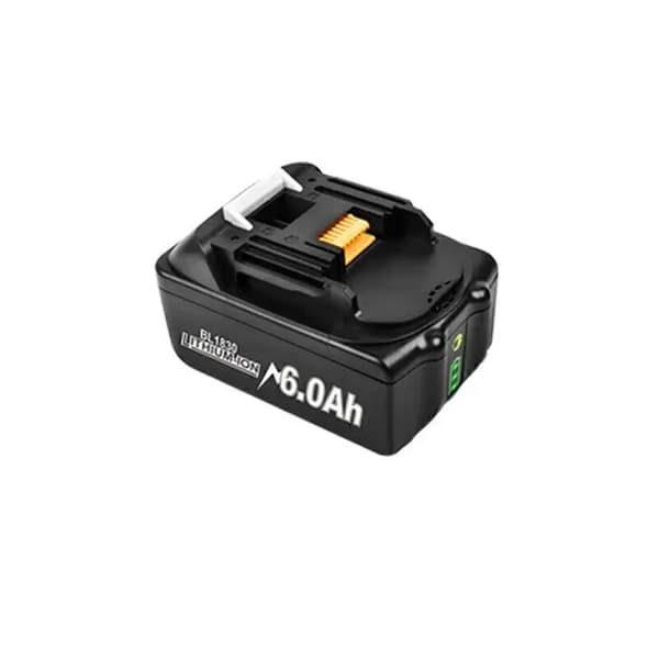 Makita 18V Batteri, 6Ah Kapacitet, Kompatibel med BL1830/BL1860, 18V, 3