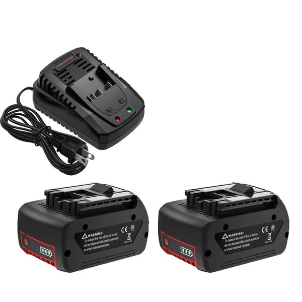 Bosch 18V batteri, 60Ah kapacitet, uppladdningsbart Li-ion, 4 batteri