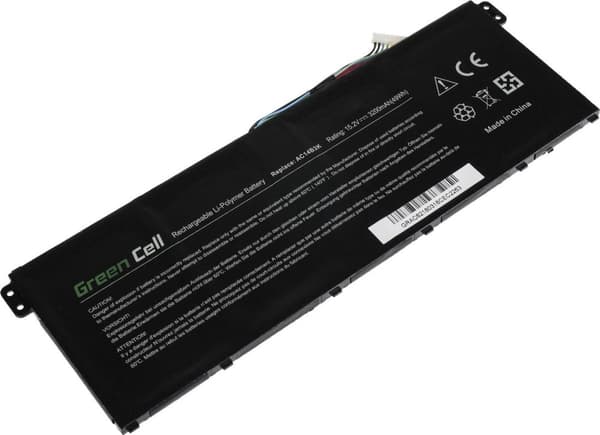 GREEN CELL batteri til Acer Aspire 5 A515 A517 E15 ES1-512 ES1-533 / 15,2V 3200mAh