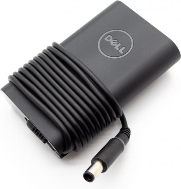 Dell adapter 65w 3.34a 19.5v ha65nm191 med laddare ORIGINAL stort runt stift
