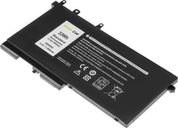 3DDDG 93FTF til Dell Latitude 5280 5290 5480 5490 5495 5580 5590.