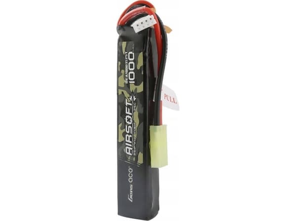 Gens ace 25C 1000mAh 3S1P 11.1V Airsoft Gun Lipo Battery with mini Tamiya Plug Connector