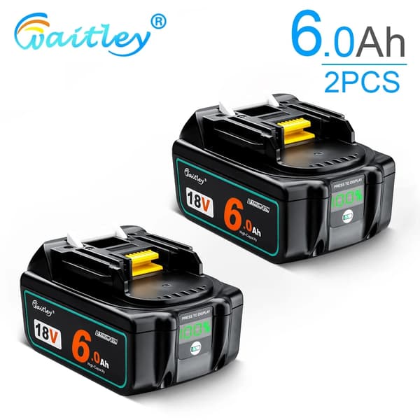 Batteri, 18V Elverktyg, Uppladdningsbar, Kombinationsset