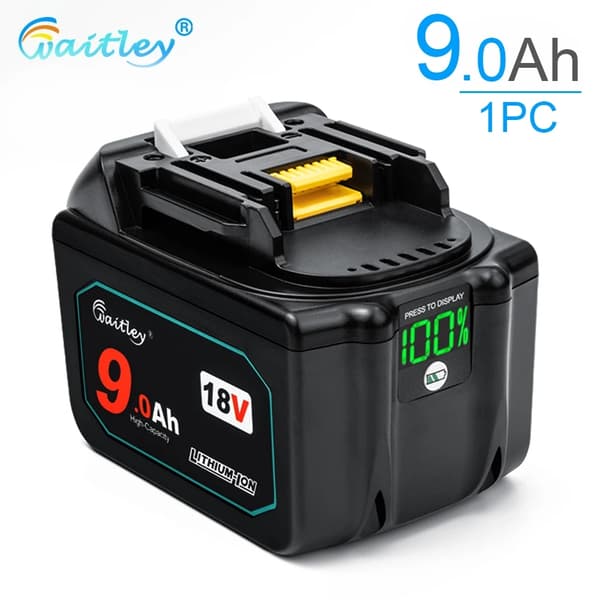 Batteri, 18V Elverktyg, Uppladdningsbar, Kombinationsset