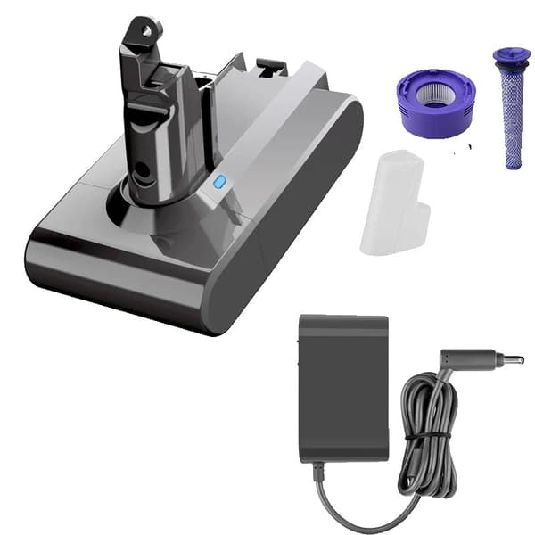 Dyson V6 Batteri, 216V Kapacitet, Kompatibel med Flere Dyson Modeller, Beige