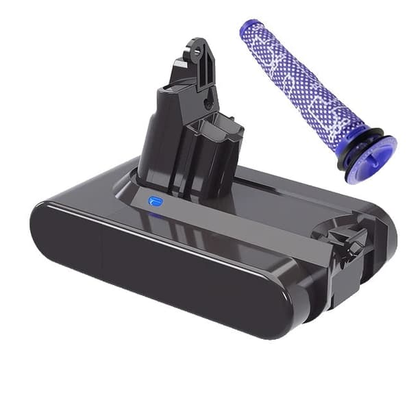 Dyson V6 Batteri, 216V Kapacitet, Kompatibel med Flere Dyson Modeller, Beige