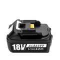 Miniatyrbild 1 av 2: Uppladdningsbart batteri, 60Ah kapacitet, kompatibelt med Makita 18v BL-serien, 1 st 6,0Ah