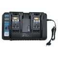 Miniatyrbillede 2 af 2: Makita 18V Batterioplader, Kompatibel med BL1850B og BL1860, Hurtig Opladning til Værktøj med Strøm, Sort