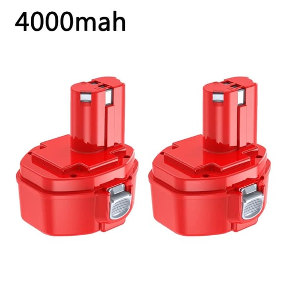 MAKITA 144V Batteri, 3500mAh Kapacitet, Kompatibel med PA14, 1422, 1420, 1433, 1434, 1435 Modeller, 2 st 40ah