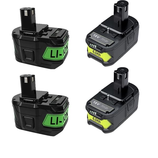 Ryobi 18v Batteri, Kompatibel med P102 P103, Langvarig Trådløs Kraft, 1PCS 60Ah
