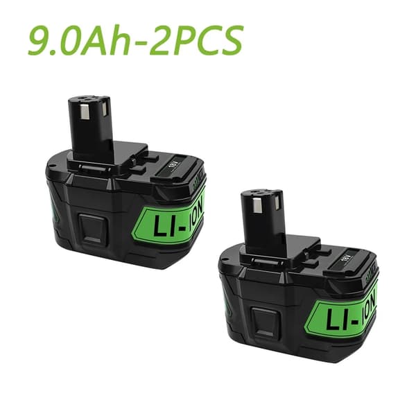 Ryobi 18v Batteri, Kompatibel med P102 P103, Langvarig Trådløs Kraft, 1PCS 60Ah