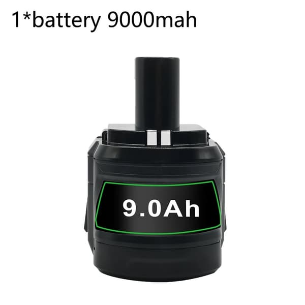 Udskiftningsbatteri af lithium, 6000mAh/9000mAh kapacitet, kompatibelt med Ryobi ONE+Plus elværktøj., 1 STK 90 Batteri