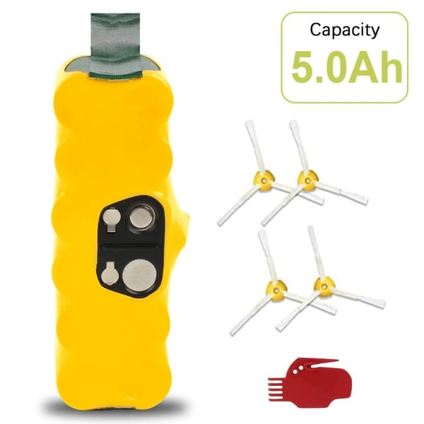 Genopladeligt batteri, børstebørste, sidebørste, NI-MH 5000mAh AC