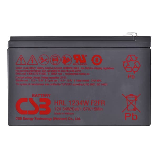 Batteri CSB HRL1234WF2FR 12V 9Ah