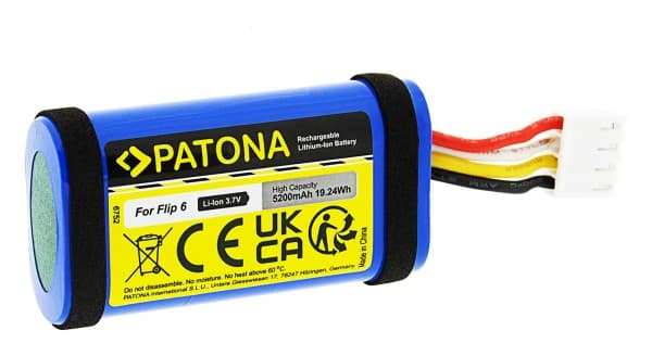 Batteri för JBL Flip 6 GSP-1S2P-F6D 5200mAh