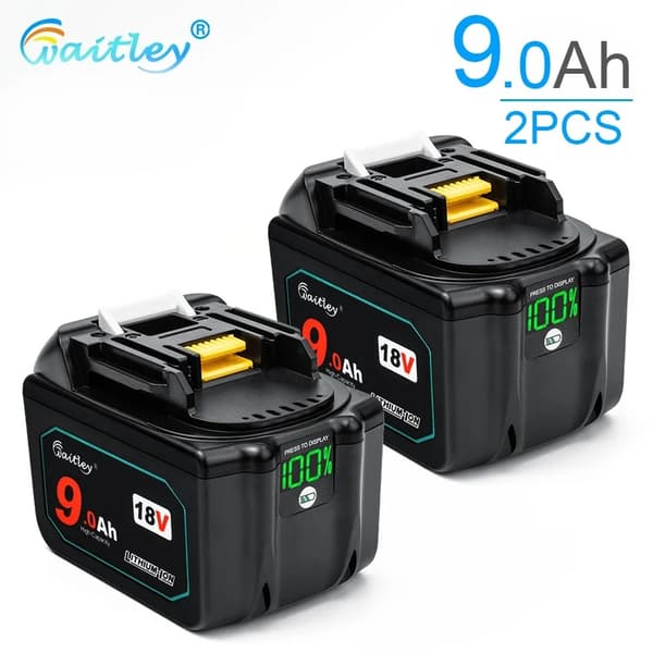 Batteri, 18V, 90Ah, Blå