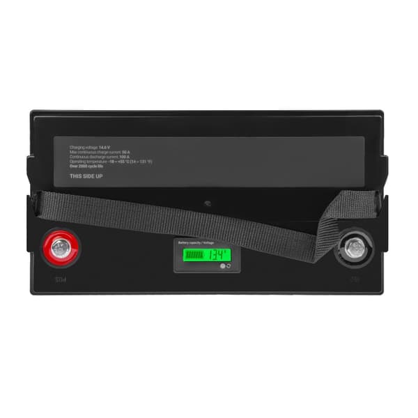 Batería para vehículo Green Cell CAV13 Fosfato de hierro y litio (LiFePO4) 125 Ah 12,8 V Marina / Ocio