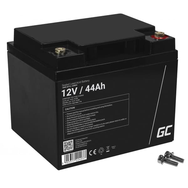 Green Cell AGM23 UPS batteri Forseglet blysyre (VRLA) 12 V 44 Ah