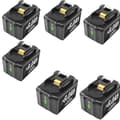 Miniatyrbillede 1 af 2: Makita 18V Batteri, 60Ah Kapacitet, LED Brændstofmåler, 10 stk 90