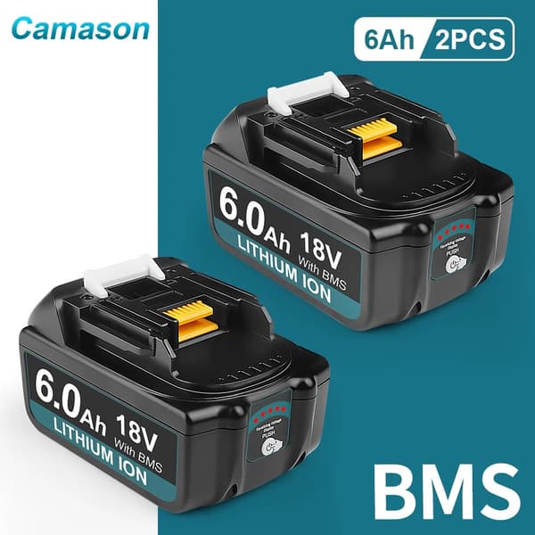 Makita 18V akku, ladattava Li-ion, vaihtopakkaus laturi, 6Ah Set