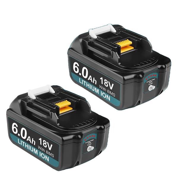 Makita 18V akku, ladattava Li-ion, vaihtopakkaus laturi, 6Ah Set