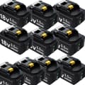 Miniatyrbillede 2 af 2: 18V Li-ion batteri til Makita værktøj, 5,5Ah kapacitet, LED-indikator,6 stk