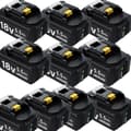 Miniatyrbillede 1 af 2: 18V Li-ion batteri til Makita værktøj, 5,5Ah kapacitet, LED-indikator,6 stk