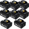 Miniatyrbillede 2 af 2: 18V Li-ion batteri til Makita værktøj, 5,5Ah kapacitet, LED-indikator,6 stk