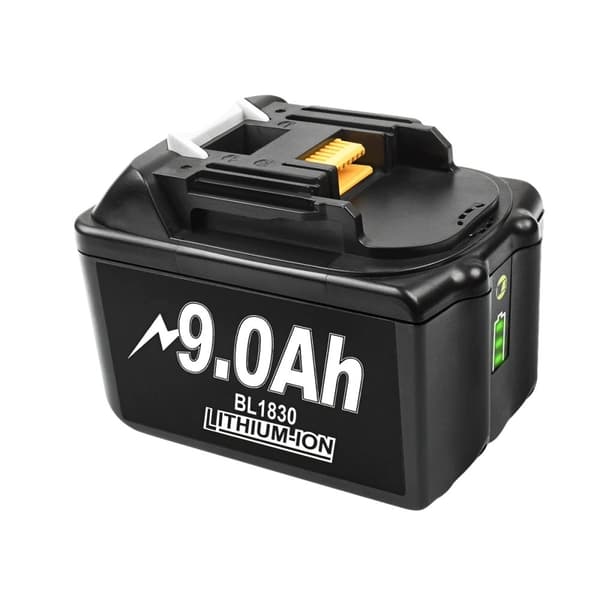 Makita 18V Udskiftningsbatteri, 9000mAh Kapacitet, Avanceret Li-Ion Teknologi,2 stykker 9000mAh
