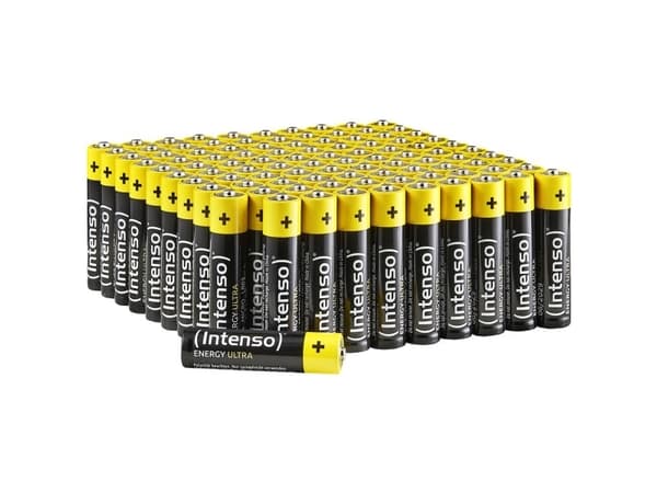 Intenso 7501511, Engangsbatteri, AAA, Alkalinsk, 1,5 V, 100 stykker, 1250 mAh