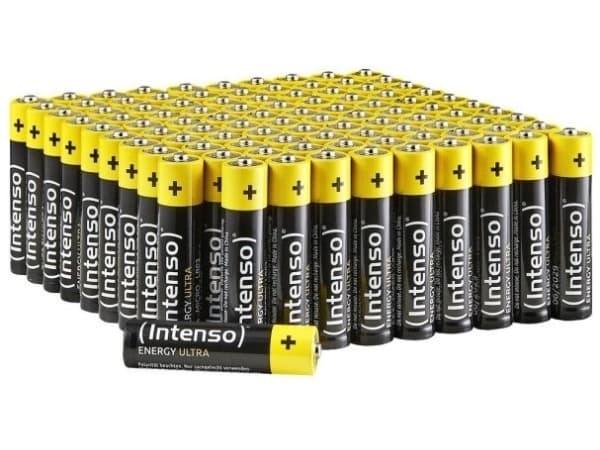 Intenso 7501511, Engangsbatteri, AAA, Alkalinsk, 1,5 V, 100 stykker, 1250 mAh