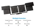Miniatyrbillede 3 af 5: Højkapacitet Li-polymer batteri til Apple MacBook Pro 15" A1707, 6667mAh, 11,4V