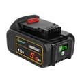 Miniatyrbild 1 av 4: 18V/20V Litiumjonbatteri 5Ah, Hög kapacitet, Digitalt kraftdisplay,4 stycken 5Ah batteri