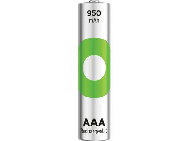 GP Batteries 201241, Oppladbart batteri, AAA, Nikkelmetallhydrid (NiMH), 1,2 V, 2 stykker, 950 mAh