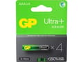 Miniatyrbilde 2 av 3: GP Ultra Plus Alkaline AAA-batteri 24AUP/LR03 4-pak