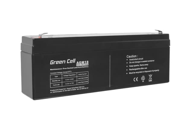Green Cell AGM18 UPS batteri 12 V 2,3 Ah