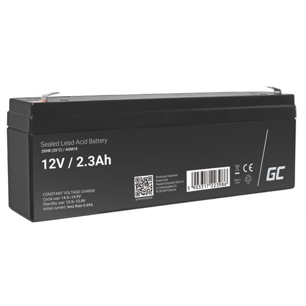 Green Cell AGM18 UPS batteri 12 V 2,3 Ah