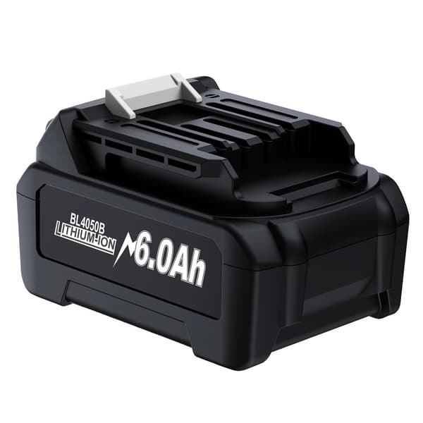 40V Litium-Ion Batteri, 6.0Ah Kapacitet, Kompatibel med Makita Elverktyg,2 st 6.0Ah batteri
