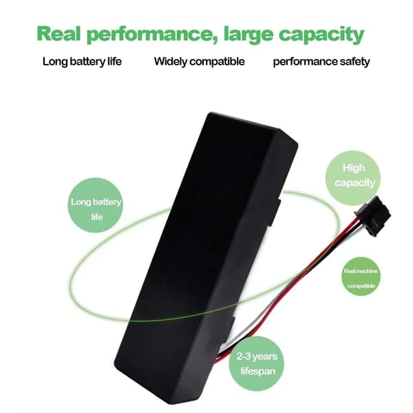 Støvsugerbatteri, 3200mAh kapacitet, 14.4V spænding, Li-Ion type
